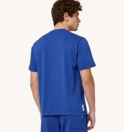T-Shirt Girocollo Tennis Blu