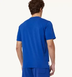 T-Shirt Girocollo Tennis Blu